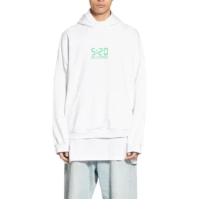 5:20 Hoodie estampado «Branco Verde» 674986TMVL69164