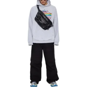 90/10 Hoodies com capuz de corte largo «Cinza» 674986TMVH42569