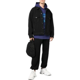 Aluguer de vestuário Jaqueta de Denim de corte largo «Black» 675206TEW051105