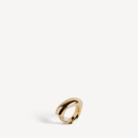 Anel Eisa em ouro brilhante