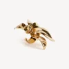 Anel para o mindinho «Bloom» para mulher em ouro brilhante