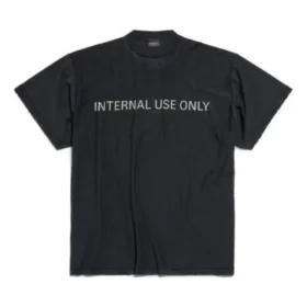 Apenas para uso interno T-shirt virada do avesso «Preto» 787358TQVU21083