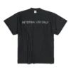 Apenas para uso interno T-shirt virada do avesso «Preto» 787358TQVU21083