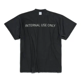 Apenas para uso interno T-shirt virada do avesso «Preto» 787358TQVU21083
