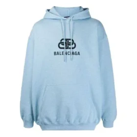 Balenciaga AW19 para homem, estampado, azul claro 570811THV78