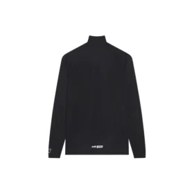 Balenciaga FW21 Alphabet de manga comprida para homem, Preto 661749444B81077