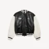 Balenciaga | Jaqueta universitária em colaboração com a NBA em preto/branco