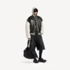 Balenciaga | Jaqueta universitária em colaboração com a NBA em preto/branco