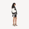 Balenciaga | Jaqueta universitária em colaboração com a NBA em preto/branco