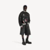 Balenciaga para homem | Bolsa a tiracolo Explorer, em colaboração com a NBA, em preto/branco/vermelho vermilhão