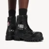 Balenciaga para homem | Bota Combat Strike em colaboração com a NBA, em preto