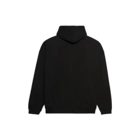 Balenciaga para homem, clássico largo com estampado alfabético, preto 620973TIVD41000