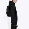Balenciaga para homem, clássico largo com estampado alfabético, preto 620973TIVD41000