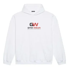 Balenciaga para homem com estampado alfabético, branco, corte largo 620973TIVD49000