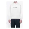 Balenciaga para homem com logótipo criativo no peito, estilo retro, branco 570811TIV519040
