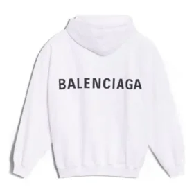 Balenciaga para homem com logótipo nas costas, branca, 556143TAV379000