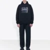 Balenciaga para homem com logótipo «Portrait» estampado, preto 620973TIVA21000