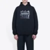 Balenciaga para homem com logótipo «Portrait» estampado, preto 620973TIVA21000