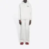 Balenciaga para homem com padrão alfabético da Political Campaign bordado, branco, 600583TKVI99084