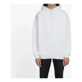 Balenciaga para homem, costas com logótipo grande, cor sólida, estampado branco 508184TYK549000