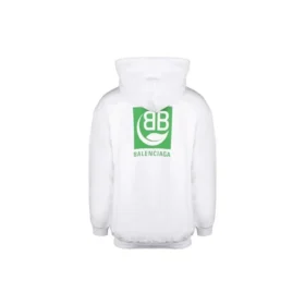 Balenciaga para homem, ecológico, com logótipo BBLogo, branco, 570811THV649000