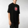 Balenciaga para homem, manga curta, com estampado BLogo, preta 612966TJVD61000