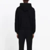 Balenciaga para homem, peito branco e preto, logótipo pequeno, preto, 556145TYK271000