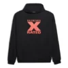 Balenciaga para homem X-Rated Preto Vermelho Preto 620973TIVA81076