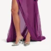 Balenciaga para mulher | Slingback Manolo Blahnik em cinzento plume
