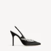 Balenciaga para mulher | Slingback Manolo Blahnik em preto