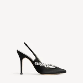 Balenciaga para mulher | Slingback Manolo Blahnik em preto