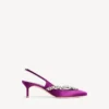 Balenciaga para mulher | Slingback Manolo Blahnik em violeta