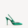 Balenciaga para mulher | Slingback Manolo Blahnik na cor «grass»