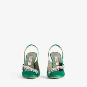 Balenciaga para mulher | Slingback Manolo Blahnik na cor «grass»