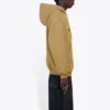Balenciaga Paris para homem, camisola com estampado de louro em tecido polar, cáqui 570811TIV259605