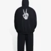 Balenciaga SS21 para homem, estampado, clássico, preto 651799TKVA21012