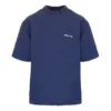 Balenciaga SS21 Retro de manga curta azul para homem 612966TJV874866