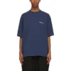 Balenciaga SS21 Retro de manga curta azul para homem 612966TJV874866
