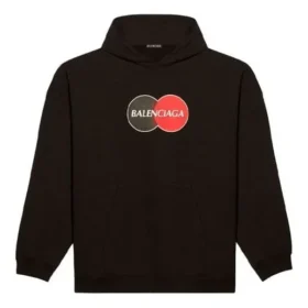 Balenciaga Uniform Plush Loose Classic Preto para homem 620973TIV801000