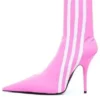 Balenciaga x adidas Originals Botins Knife 110 mm «Rosa» 724073W2ES15090