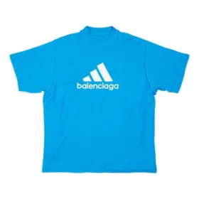Balenciaga x adidas Oversized T-Shirt «Blue» 731769TNVP34024