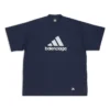 Balenciaga x adidas Oversized T-Shirt «Navy» 731769TNVA64356