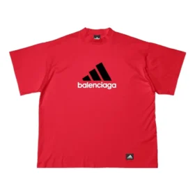 Balenciaga x adidas Oversized T-Shirt «Red» 712398TNVA66278