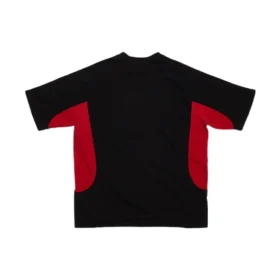 Balenciaga x adidas T-shirt, corte médio, «Black Red» 712401TNVA61003