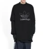 Balenciaga x adidas Trefoil T-shirt «Preto Branco» 723976TNVN81070