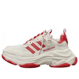 Balenciaga x adidas Triple S «Branco Vermelho» ID4734