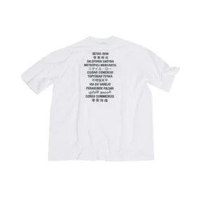 Balenciaga x FORTNITE T-shirt, corte médio, “Branco” 612966TLVO39040