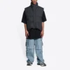 Balenciaga x Gucci The Hacker Project Colete acolchoado Hacker Cocoon «Preto» 681884TLO531269