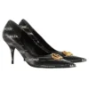 Balenciaga x Gucci The Hacker Project Knife Pumps «Preto» 680760-ULR00-1146