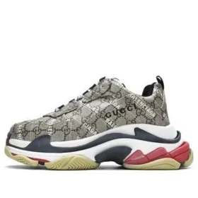 Balenciaga x Gucci The Hacker Project Triple S «Bege, Azul-marinho, Vermelho» 681066ULZ109795